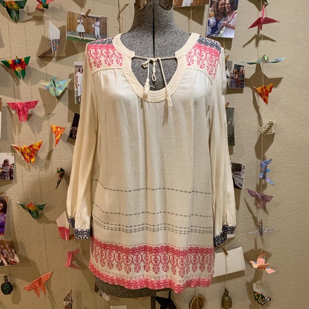Boho Patterned Blouse